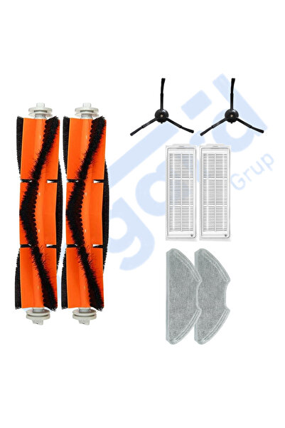 Asgard Grup Xiaomi Mop 2 Pro (MJST1SHW) - Compatibil cu Mop 2 Lite 2 perii principale 2 perii laterale 2 filtre 2 mopuri