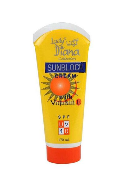 Lady Diana Sunblock Cream With Vitamin E SPF 40 170ml