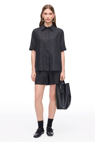 Perspective Black Gads Comfortable Fit Short Sleeve Shirt
