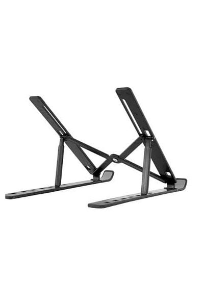 Powermaster Frisby FNC-5155ST حامل لوحي/كمبيوتر محمول/كمبيوتر محمول من الألومنيوم قابل للطي (10 بوصة - 15.6 بوصة)