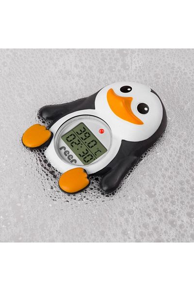 reer Termometru digital de baie si camera MyHappyPingu, cu ceas, 24041