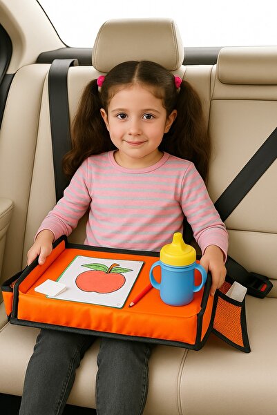 ribac Katlanabilir Pratik Çocuk Aktivite Masası Oto Koltuk Sehpası