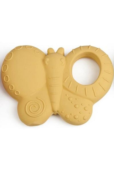 Grünspecht Organic Teething Toy, Natural Rubber, Butterfly, Grunspecht 682-00