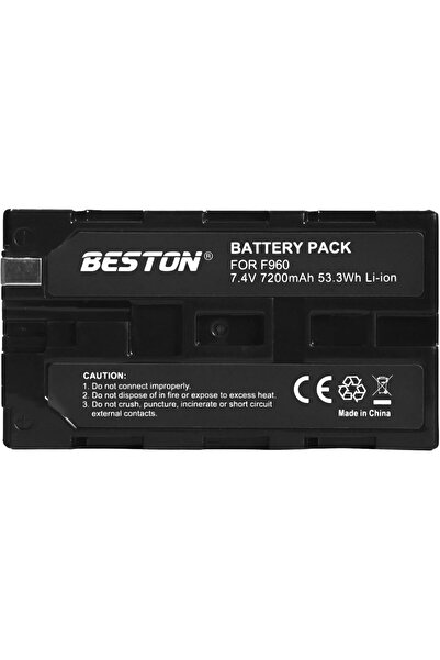 Beston بطارية F960 بسعة 7200 مللي أمبير لكاميرات سوني