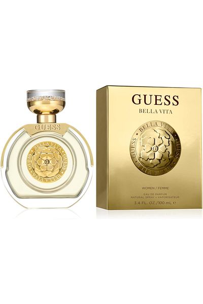 Guess GUESS Fragrance Bella Vita Eau De Parfum Edp Spray Perfume for Women, Gold, 3.4 Fl Oz