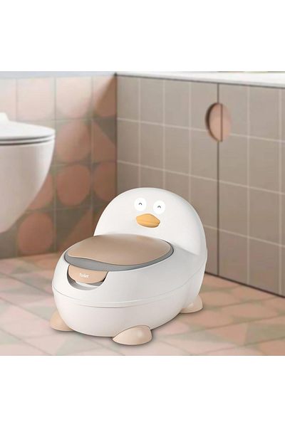 ABYZ Children potty with soft anatomical seat comfortable design pink color Perfect for toilet transition