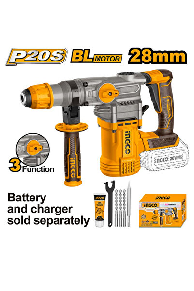 Ingco 20 V Κρουστικό Δράπανο Χωρίς Ψήκτρες