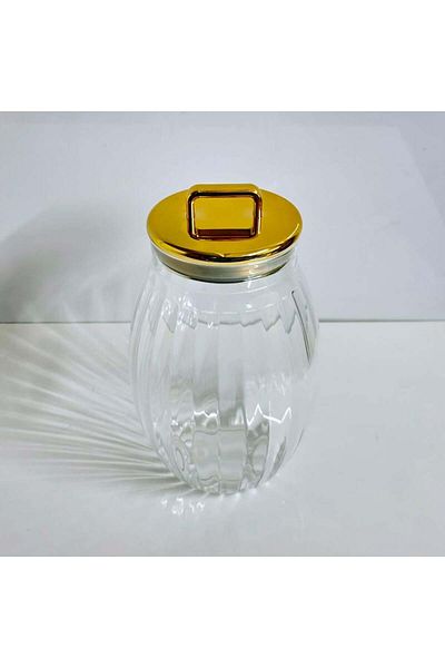 DVINA Acrylic container for storing tea, coffee, and nuts 1.5L