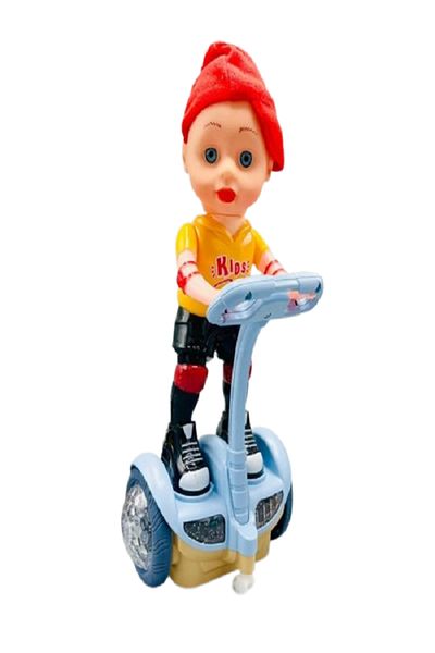 rexa Fashion Balance Doll Toy – Battery Operated Doll on Balance Car with Music & Lights