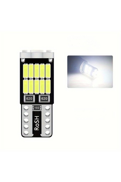 KRLOTO T10 Led 26 Led'li W5w Canbus Beyaz Park Plaka Tavan Ampulü (2 ADET)