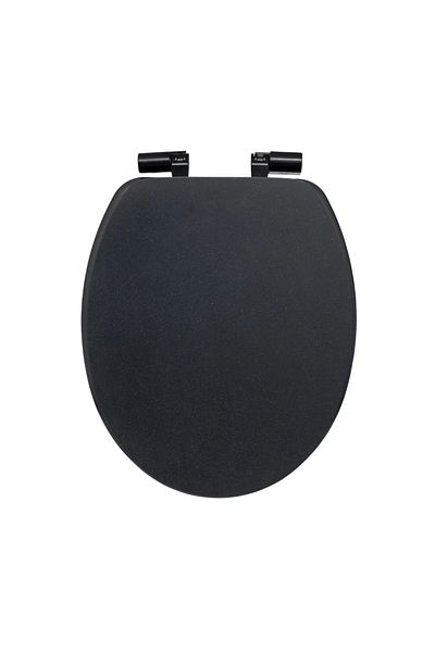 5 five simply smart Capac WC Onyx Black, universal, MDF, 37,5 x 50 x Î5,2 cm
