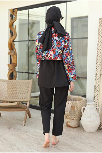 HEQA Κοντό μαγιό με σχέδιο Bloomix Pattern