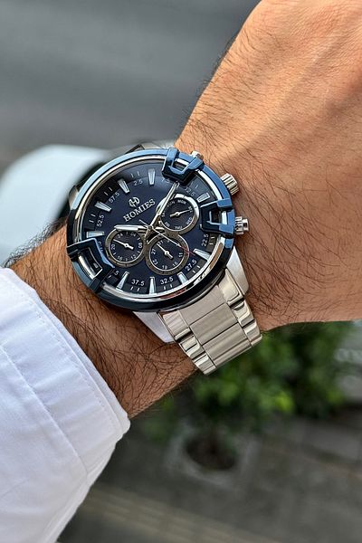 Homies Men's Wrist Watch All Functions Work with Gift Box Bracelet Gift Hm24065S01-3