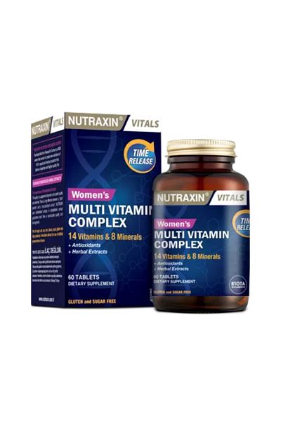 Nutraxin Nutraxin Women's Multivitamin – Daily Vitamins & Minerals for Energy, Immunity & Wellness – 60 Tabs