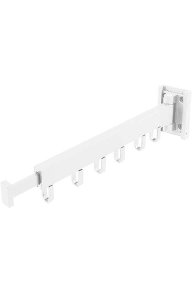 Helper Wall-Mounted Retractable Clothes Dryer Helper 54cm, White