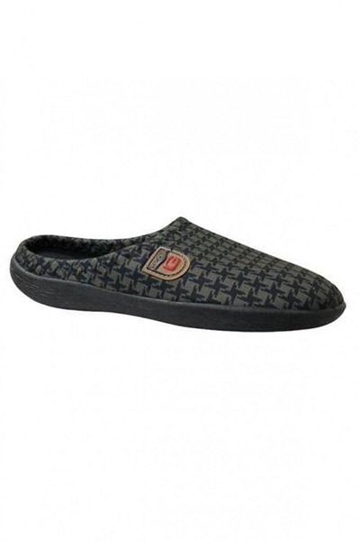 GEZER Men's slippers, gray, size 43, heel model, 27.5 centimeters