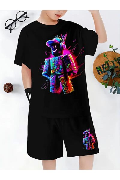 Cevval Children's T-Shirt and Pocket Shorts Set
