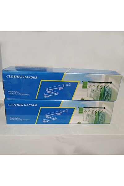 Helper Uscător de rufe retractabil de perete, 54 cm, alb