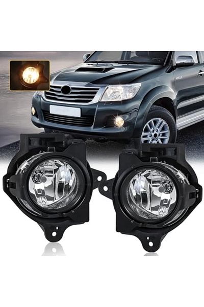 Toyota Hilux T0Y0TA Hilux 2014 Fog Light OEM Fit, IP67 Waterproof, H16 12V/28W Halogen Bulbs, Waterproof Fog Ligh