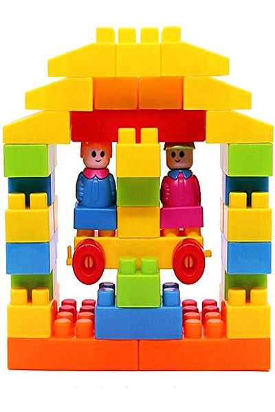 rexa Building Blocks Educational 40 Pieces Multicolor Toy for Kids