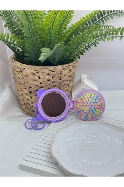 KUMRU BİJUTERİ Mirror Combed Keychain
