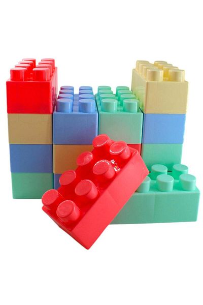 Toy Box Treasures Toy Box Large Bricks Building Blocks 16pcs Learning Educational Toy for Kids