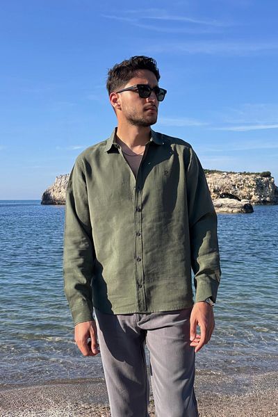 inpool Ανδρικό, γιακά πουκάμισου, κανονική εφαρμογή, Ποιότητα, Old Money Culture, Πουκάμισο Lyocel G15