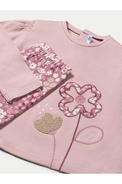 MAYORAL Girl Set blouse and leggings 2711 Pink