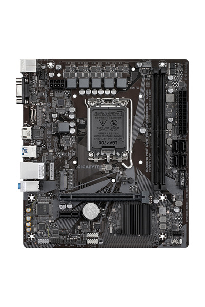 Gigabyte H610m K V2, Rev.1.0, 2xddr5, M.2, Dp, Hdmı, 12-13.nesil, Lga1700 Soket, Anakart