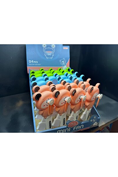 TOYSTAR Hediyelik Basmalı El Fanı Oyuncak, Mini Fan Hafif ve Sevimli 15 cm