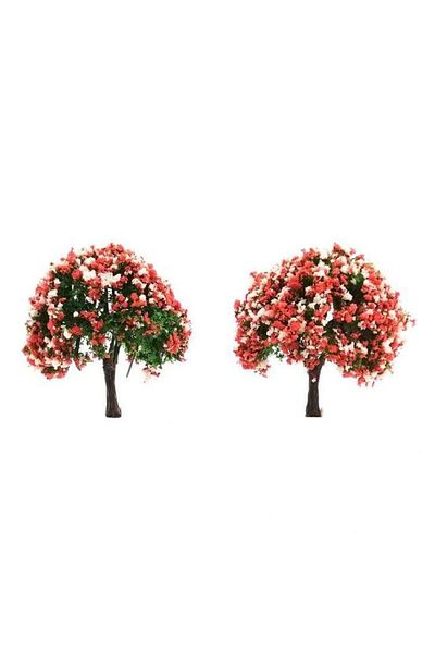 Jordania Je03P-W6070B Tree Green Pomegranate Flower 1/100 6 cm 2 Pcs