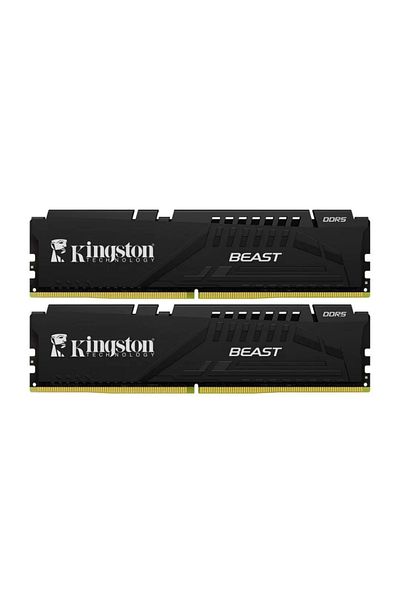 Kingston Beast, Kf552C36Bbek2-32Tr, 32Gb (2X16Gb), 5200Mhz, Ddr5, Cl36, Desktop Gaming Ram (Cooler
