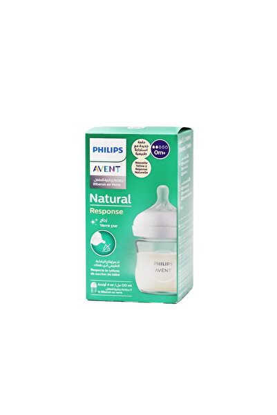 Philips Philips Avent Anti-Colic Natural Response Bottle Green Glass 120ml SCY930/01