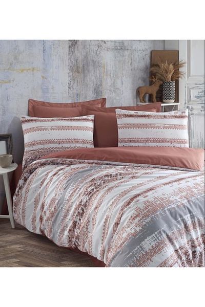 Altınbaşak Комплект двойни пликчета за завивка Sinamon Cotton Duvet Cover
