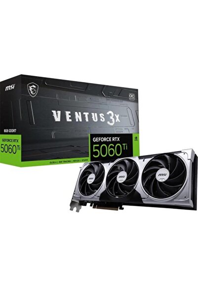 MSI RTX5060TI 8GB VENTUS 3X - GDDR7 128bit HDMI DP PCIe 5.0