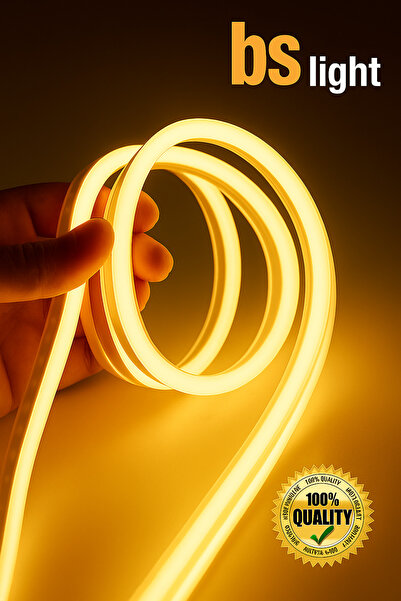 Bs Light Cata 4 Metre Neon Esnek Şerit Led 220 Volt Fiş Günışığı (Tak Çalıştı...