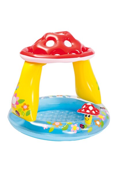 Intex Baby Inflatable Pool - Mushroom, 102 x 89 cm