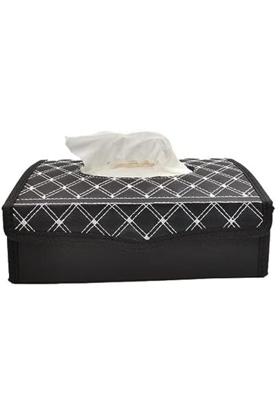 Generic 1 Pcs Car Tissue Holder Box Tissue Dispenser Box For Dashboard/Armrest/Office/Home