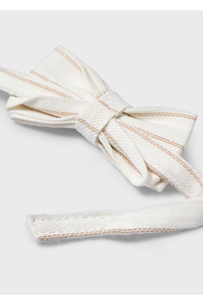 MAYORAL Boy's Bow Tie and Trouser Strap Ecru 10933