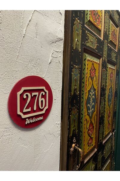 pınARTdizayn Retro Kapı Numarası