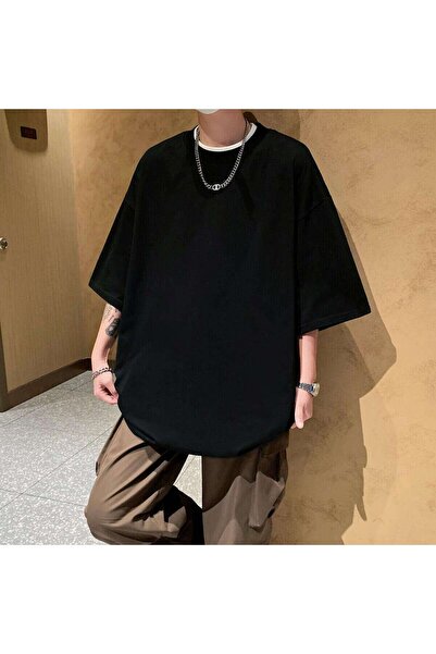 Lider Leather Tricou Basic Unisex – Croială Standard, Material Bumbac-Poliest...