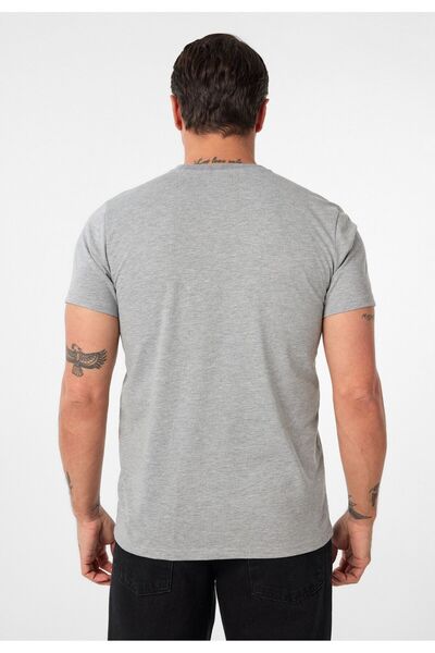 Williot Ανδρικό μπλουζάκι Ignacio με κανονική εφαρμογή με λεπτομέρεια κεντήματος 2 τεμαχίων