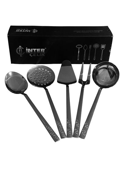 İNTER CELİK İnter Steel Sapphire Model Service Set 5 Pieces.