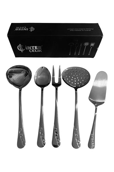 İNTER CELİK İnter Steel Grape Model Service Set 5 Pieces.