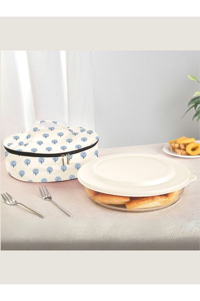 Generic Pyrex glass tray with airtight lid and handy bag
