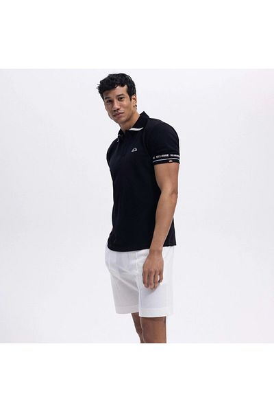 Ellesse Ανδρικό μπλουζάκι με μαύρο γιακά πόλο – Em375-bk