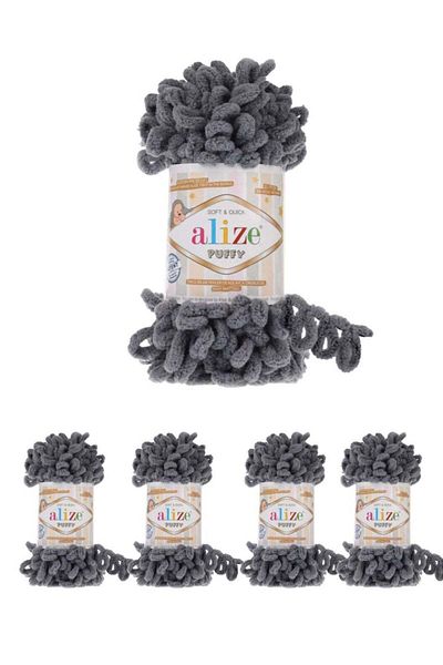 Alize Puffy 5 pcs of original Turkish Aliza puffy wool yarn
