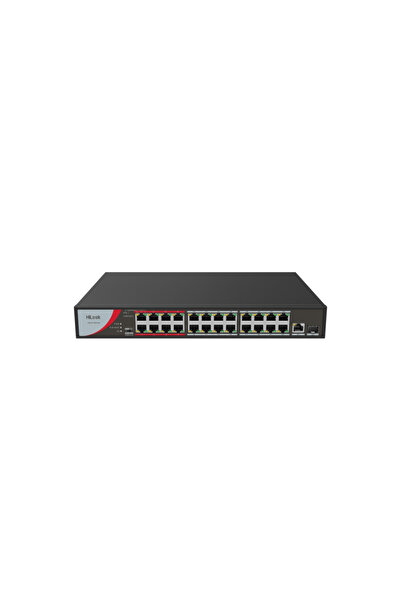 Hilook NS-0326P-230(B), 24-Port, Megabit, PoE 230W, 1 Port Gigabit LAN, 1 Por...