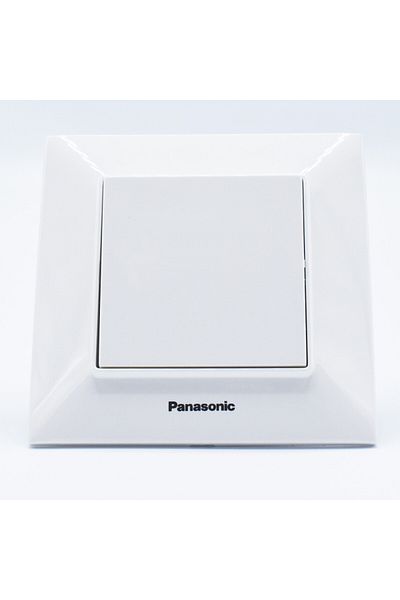 PANASONIC Switch 10A, IP20, White, Panasonic Arkedia Slim