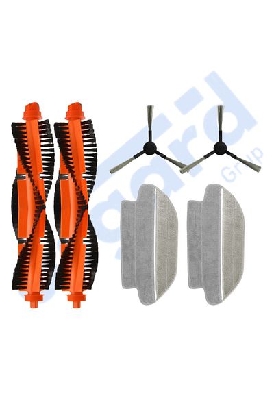 Asgard Grup Vi̇omi̇ Mop Pro, 3C, 3C Plus Compatible 2 Main Brushes 2 Side Brushes 2 Mops